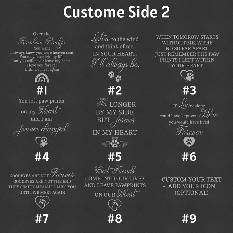 Custom Engraved Pet Memorial Wind Chime with Photo, Personalized Dog or Cat Loss Gift, Heart or Round Stone Sail Tribute Keepsake for Owners