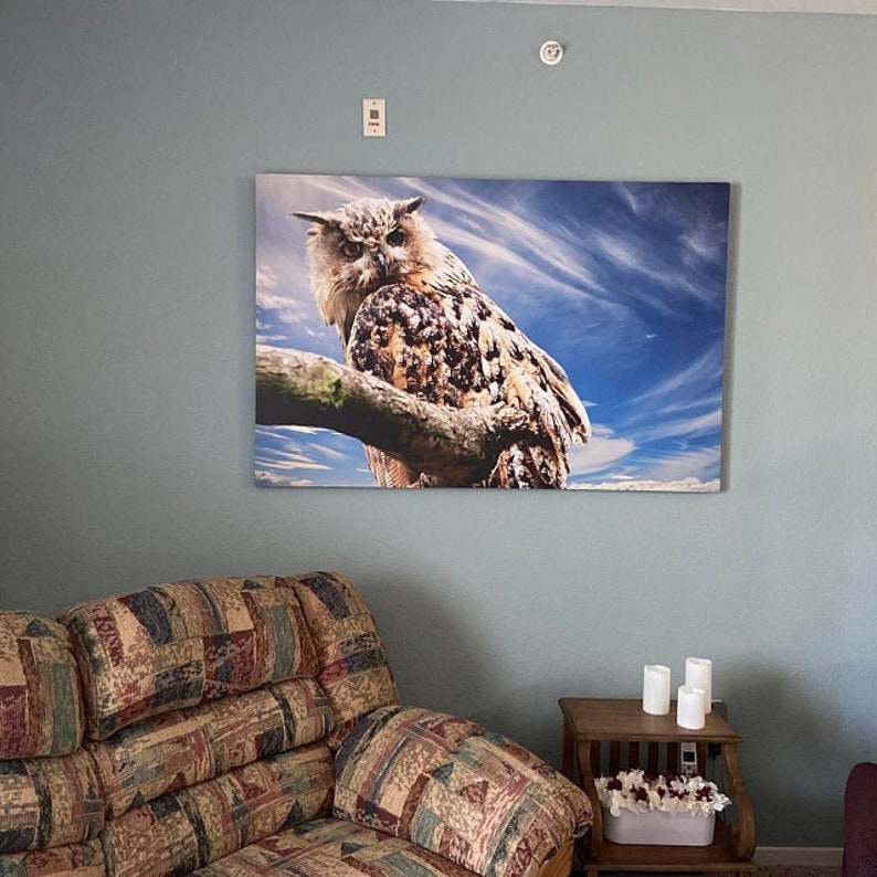 Custom Pet Canvas Print: Dog, Cat and other Pet Photo to Art, Christmas Gift