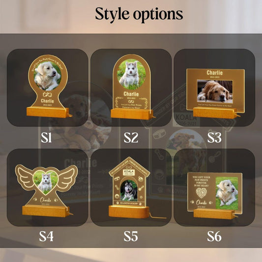 Personalized Pet Nightlights, Customizable Pet Name Nightlights, Pet Keepsake Gifts, Pet Presents, Keepsake Gifts