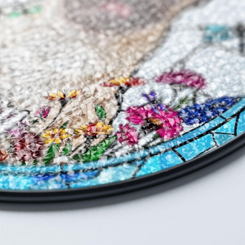 Christmas 2025 Dog Memorial Suncatcher Gift, Personalised Photo Suncatchers,Dog Lovers Memorial Gift, Pet Memorial, Window Decorations CDS01