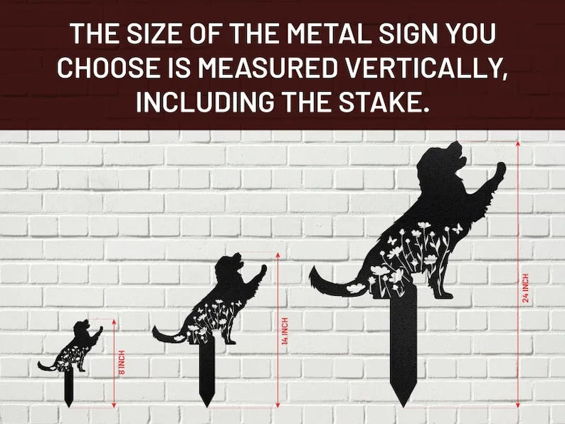 Custom Dog Memorial Stake, Dog Grave Marker, Every Dog Breed Metal Stake, Personalized Dog Garden Sign, Pet Loss Gift, Garden Decor