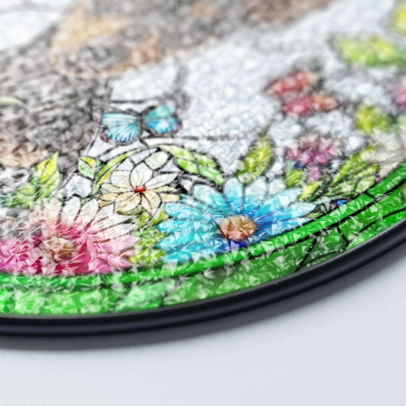 Personalized Pet Suncatcher, Custom Dog Christmas Ornament, Pet Ornament Using Photo, Cat Christmas Photo Suncatcher,Pet Portrait Gift CDS01