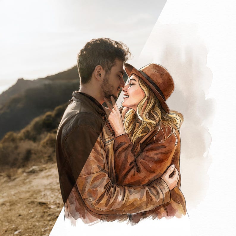 Personalized Watercolor Pet Photo Ornament | Custom Memorial Keepsake |