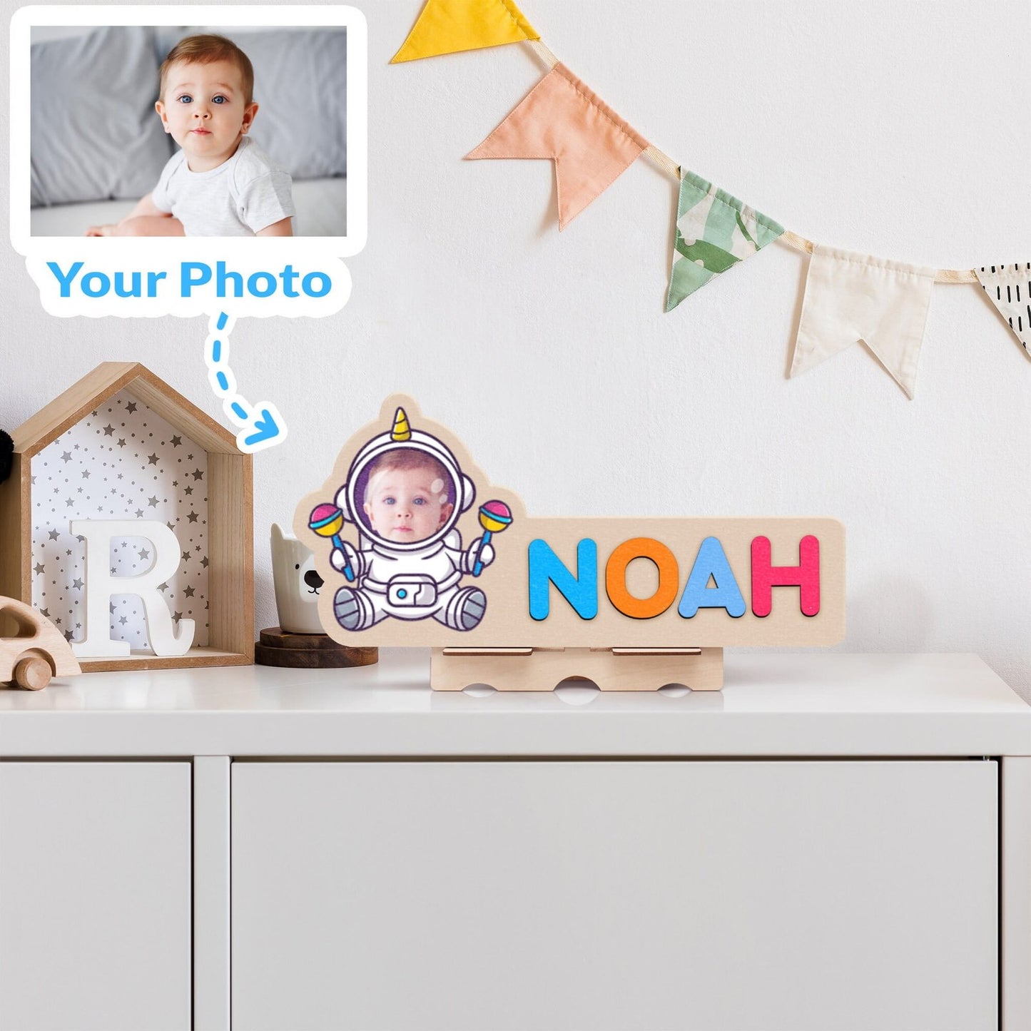 Personalized Name Puzzle with Photo