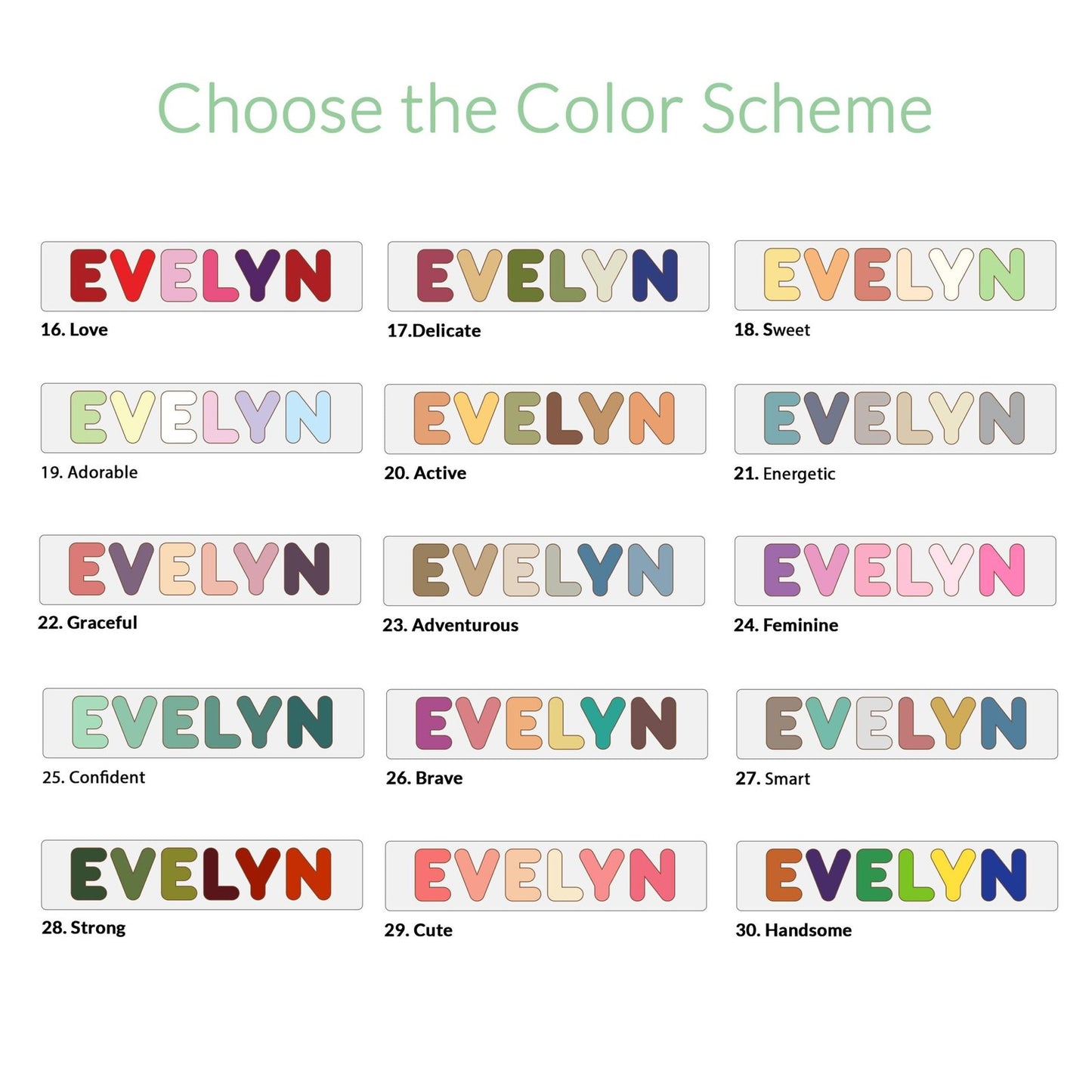 Personalized Name Puzzle | Baby Shower