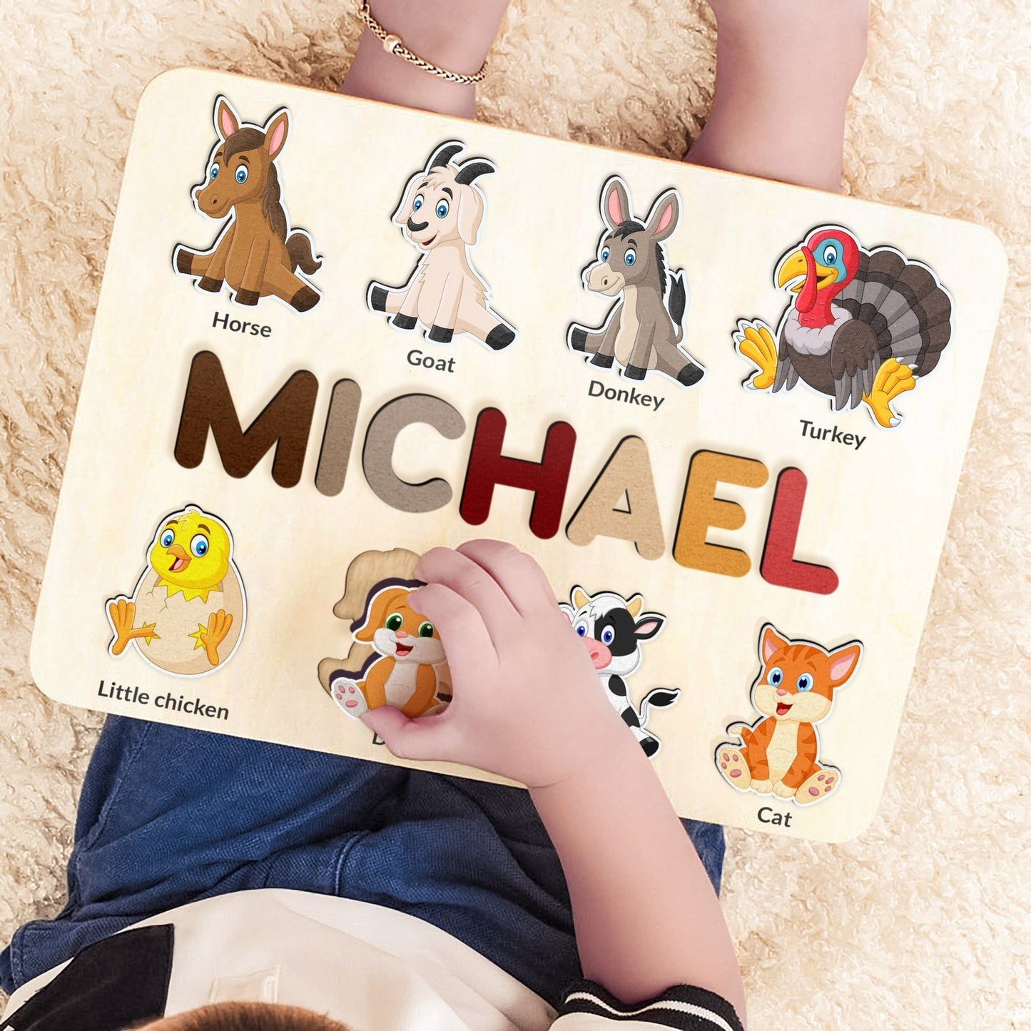 Personalized Name Puzzle | Baby Shower