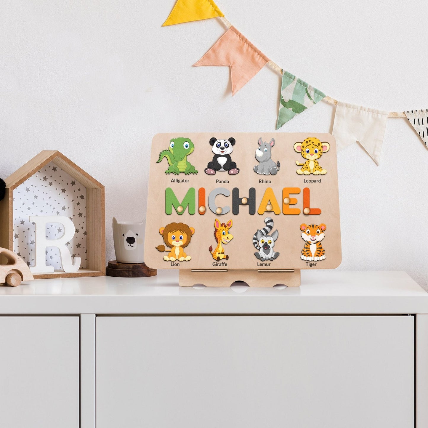 Personalized Name Puzzle | Baby Shower