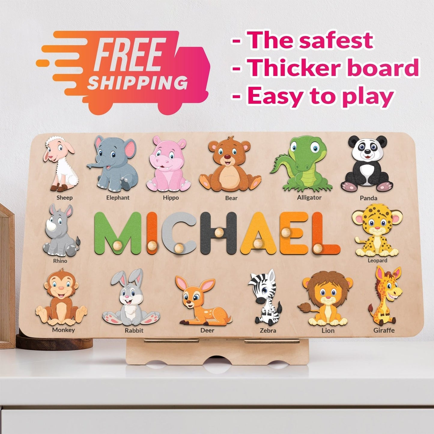 Personalized Name Puzzle | Baby Shower