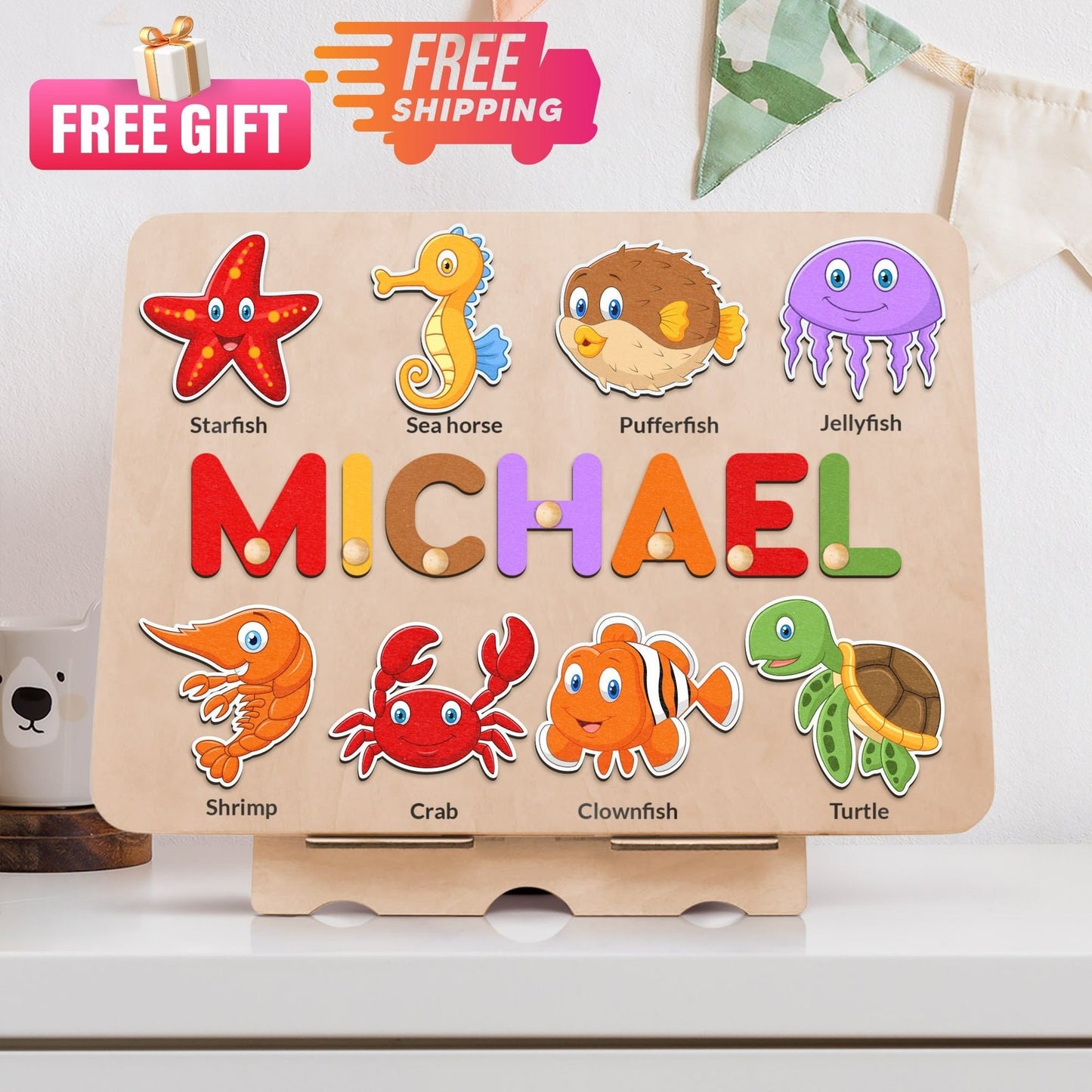 Personalized Name Puzzle | Baby Shower