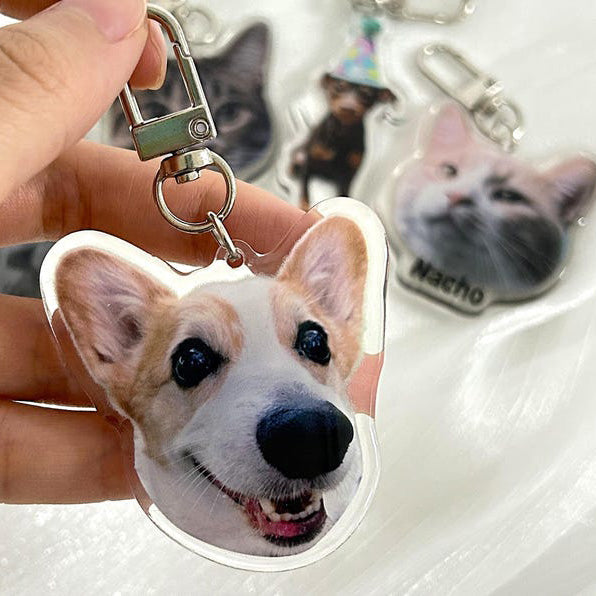 Pet Portrait Keychain