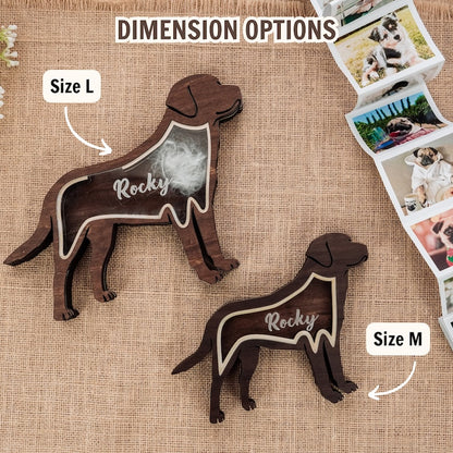 Pet Memorial Gift Personalised Hair Memorial Box, Wooden Pet Statue Fur Urn Keepsake, Pet Loss Gift, Dog Teeth Hair Memorial, Cat Keepsake