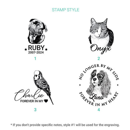 Engraved Pet Photo Fur Keepsake Box, Personalized Dog Cat Portrait Gift, Pet Hair Keepsake Box for Pet Lovers