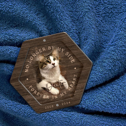 Custom Photo Wooden Hair Memorial Box Personalized Pet Fur Keepsake Dog Hair Memorial Cat Hair Keepsake Pet Hair Keepsake Box Loss Of Pet
