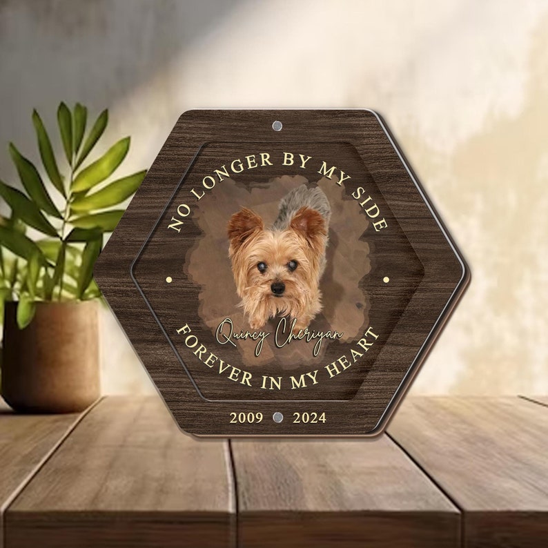 Custom Photo Wooden Hair Memorial Box Personalized Pet Fur Keepsake Dog Hair Memorial Cat Hair Keepsake Pet Hair Keepsake Box Loss Of Pet