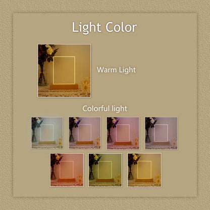 Personalized Pet Memorial LED Night Light,Light Up Pet Loss Frame,Pet Photo Light,Dog Loss Gift,Pet Memorial Gift, Dog Sympathy Gift