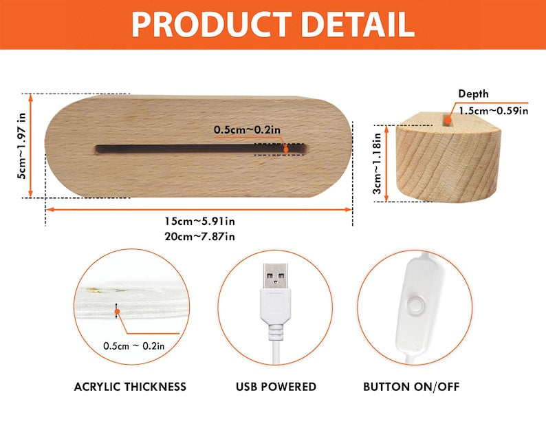 Custom Pet Portrait Night Light, Pet Memorial Gift, Dog Mom Gift, Pet Photo Lamp, Gift For Dog Lover, Dog Loss Gift, Sympathy Gift