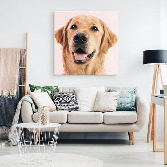 Custom Pet Canvas Print: Dog, Cat and other Pet Photo to Art, Christmas Gift