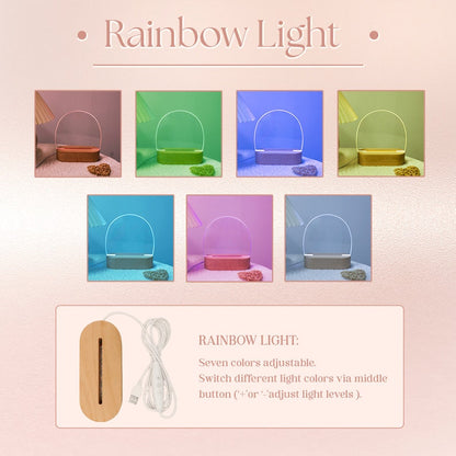 Personalized Dog Remembrance Gift Night Light, Custom Loss of Dog Sympathy Plaque, Pet Memorial LED Lamp Gift, Cat Dog Lovers Pet Ornament