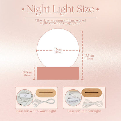 Personalized Dog Remembrance Gift Night Light, Custom Loss of Dog Sympathy Plaque, Pet Memorial LED Lamp Gift, Cat Dog Lovers Pet Ornament