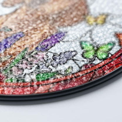 Custom Dog Portrait Art Suncatcher,Custom Pet Portrait,Stained Glass Dog Memorial,Custom Dog Portrait from Photo,Indoor Decor CDS01