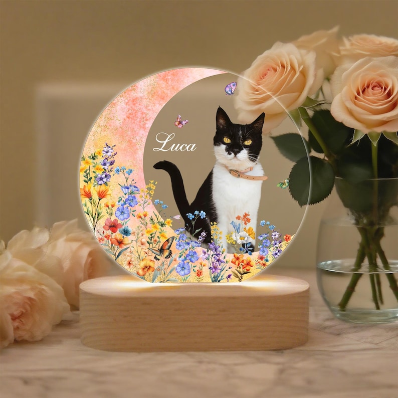 Custom Dog Photo Night Light,Custom Pet Portrait Night Light,Pet Photo Lamp,Gift For Dog Lover,Dog Memorial Gift,Dog Mom Gift,Dog Loss Gift