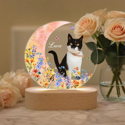 Custom Dog Photo Night Light,Custom Pet Portrait Night Light,Pet Photo Lamp,Gift For Dog Lover,Dog Memorial Gift,Dog Mom Gift,Dog Loss Gift