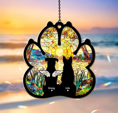 Custom Dog Memorial Hologram Ornament, Pet Memorial Gift, Dog Loss Gift, Pet Loss Sympathy Gift, Loss Of Pet Gift, Dog Lover Gift