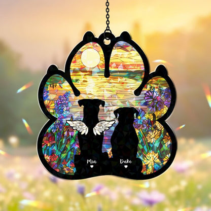 Custom Dog Memorial Hologram Ornament, Pet Memorial Gift, Dog Loss Gift, Pet Loss Sympathy Gift, Loss Of Pet Gift, Dog Lover Gift