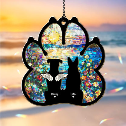 Custom Dog Memorial Hologram Ornament, Pet Memorial Gift, Dog Loss Gift, Pet Loss Sympathy Gift, Loss Of Pet Gift, Dog Lover Gift