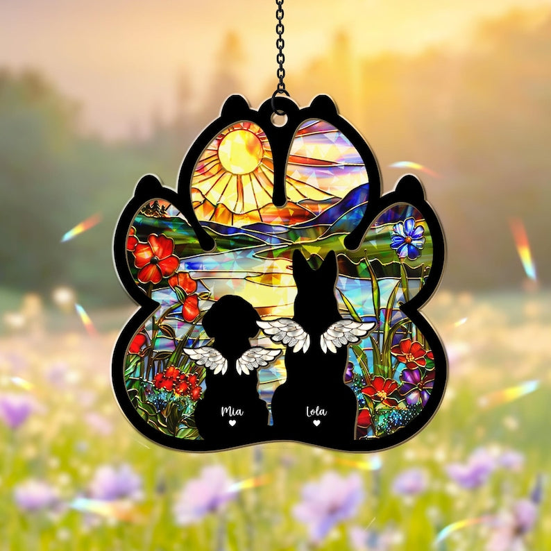 Custom Dog Memorial Hologram Ornament, Pet Memorial Gift, Dog Loss Gift, Pet Loss Sympathy Gift, Loss Of Pet Gift, Dog Lover Gift