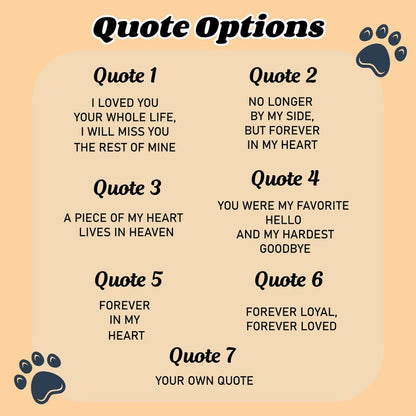 Personalized Pet Photo Memorial Night Light With Pet Fur Storage : Dog Cat Loss Sympathy Gifts