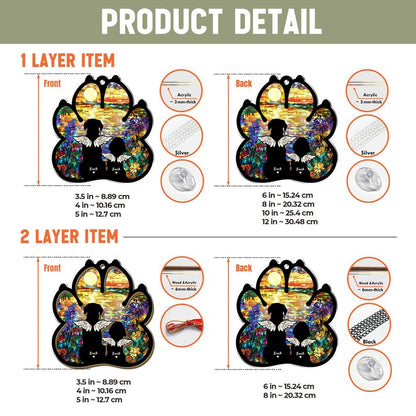 Custom Dog Memorial Hologram Ornament, Pet Memorial Gift, Dog Loss Gift, Pet Loss Sympathy Gift, Loss Of Pet Gift, Dog Lover Gift