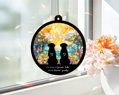 Custom Pet Loss Hologram Ornament, Dog Memorial Gift, Pet Loss Sympathy Gift, Cat Memorial Ornament, Pet Lover Gift, Loss Of Pet Gift