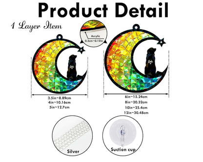 Custom Pet Memorial Hologram Ornament, Dog Memorial Gift, Pet Loss Sympathy Gift, Cat Lover Gift, Pet Remembrance Gift, Loss Of Pet Gift