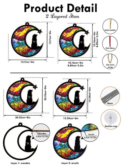Custom Cat Memorial Hologram Ornament, Cat Lover Gift, Pet Memorial Gift, Rainbow Bridge Gift, Pet Loss Gift, Cat Remembrance Gift