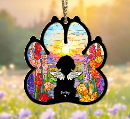 Custom Dog Loss Gift, Pet Memorial Suncatcher, Dog Lover Gift, Loss of Dog Sympathy Gift, Gift For Dog Owners, Pet Remembrance Gift