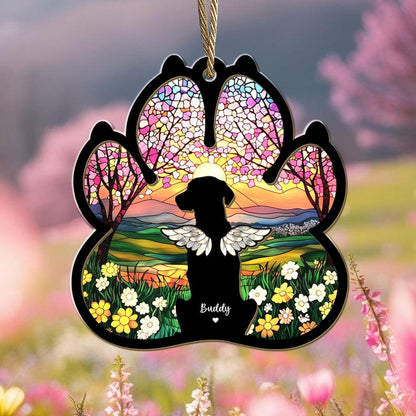 Custom Dog Loss Gift, Pet Memorial Suncatcher, Dog Lover Gift, Loss of Dog Sympathy Gift, Gift For Dog Owners, Pet Remembrance Gift