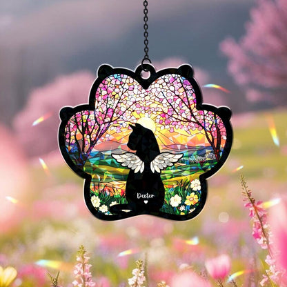 Custom Cat Loss Hologram Ornament, Pet Memorial Ornament, Cat Lover Gift, Pet Loss Sympathy Gift, Cat Remembrance Gift, Pet Owner Gift