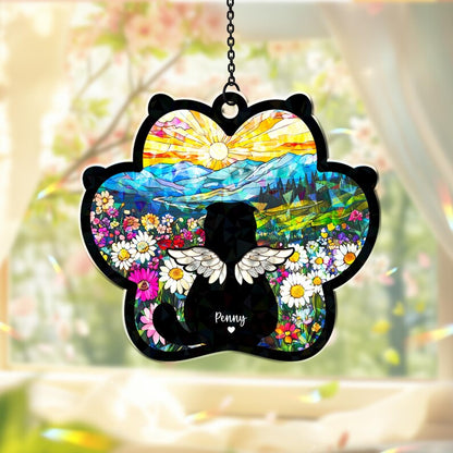 Custom Cat Loss Hologram Ornament, Pet Memorial Ornament, Cat Lover Gift, Pet Loss Sympathy Gift, Cat Remembrance Gift, Pet Owner Gift