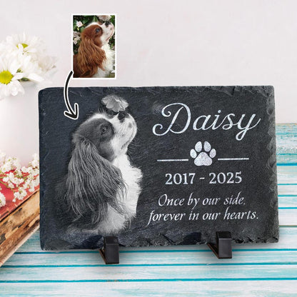 Pet Memorial Stone Dog Memorial Stone, Memorial Garden Stone Pet Headstone with Photo, Pet Grave Stone Pet Grave Marker, Pet Sympathy Gift