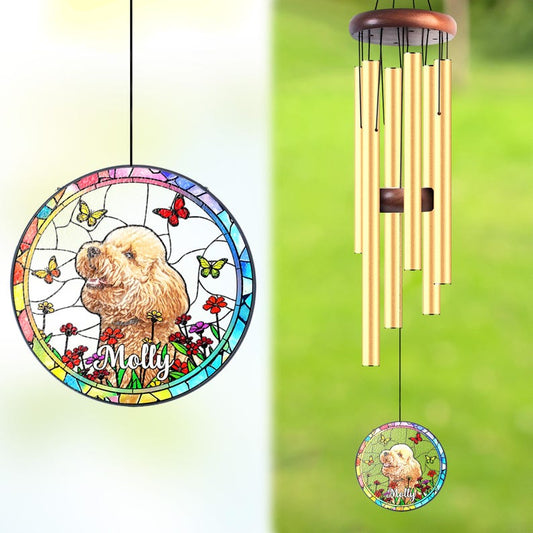 Custom Pet Wind Chime – Personalized Memorial Gift