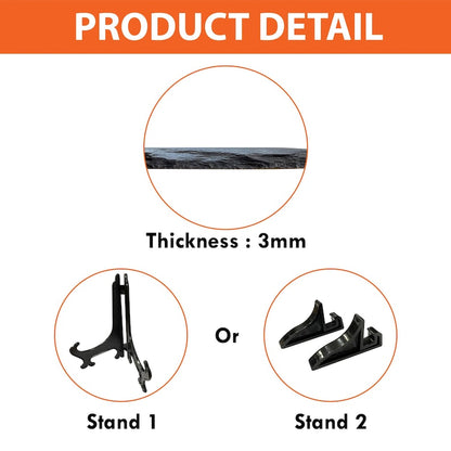 Personalized Pet Photo Memorial Garden Stone, Tribute Rock Slate