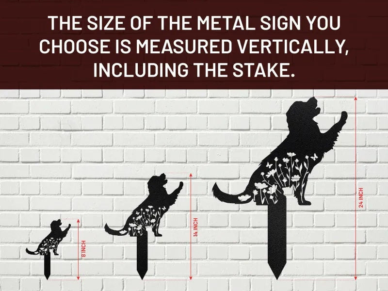 Dog Memorial Stake – Custom Dog Grave Marker & Garden Sign