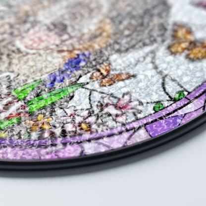 Custom Dog Art Suncatcher Stained Glass From Photo, Pet Memorial Ornament, Cat Art Suncatcher, Gift for Dog Lovers, House Decor CDS01