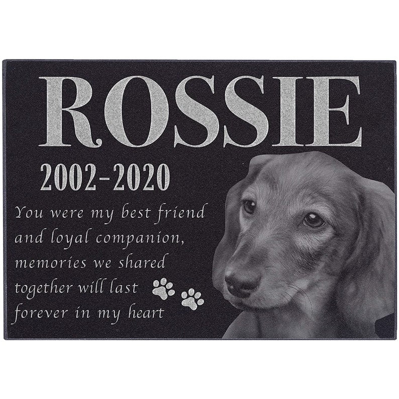 Pet Memorial Stone, Dog Memorial Stone, Personalized Pet Memorial Gift, Dog Memorial Gift, Pet Headstone, Pet Grave Stone, Pet Grave Marker