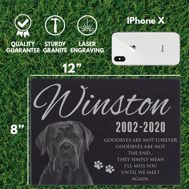 Pet Memorial Stone, Dog Memorial Stone, Personalized Pet Memorial Gift, Dog Memorial Gift, Pet Headstone, Pet Grave Stone, Pet Grave Marker