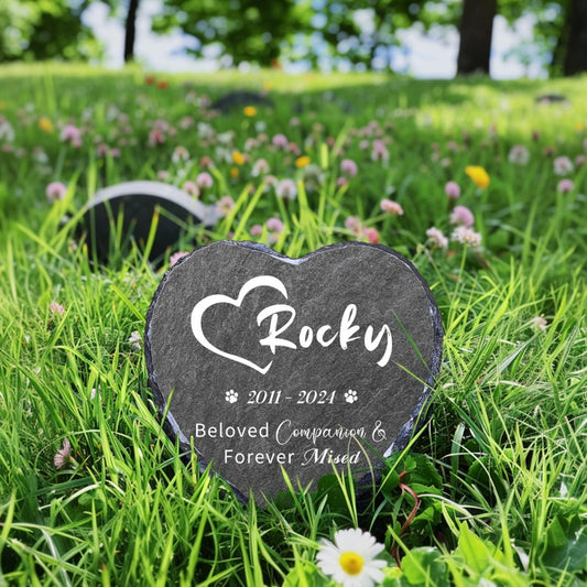 Pet Memorial Stone, Personalized Pet Memorial Gift, Garden Memorial Stone, Pet Grave Marker, Pet Loss Gift, Dog Memorial Stone, Garden Stone