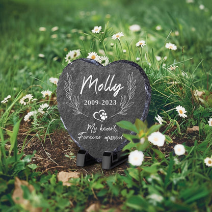Pet Memorial Stone, Personalized Pet Memorial Gift, Garden Memorial Stone, Pet Grave Marker, Pet Loss Gift, Dog Memorial Stone, Garden Stone