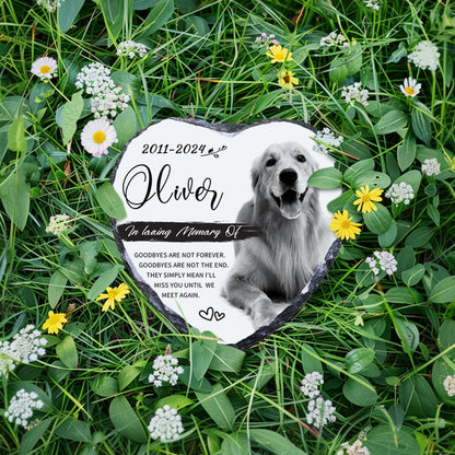 Pet Memorial Stone, Personalized Pet Memorial Gift, Garden Memorial Stone, Pet Grave Marker, Pet Loss Gift, Dog Memorial Stone, Garden Stone