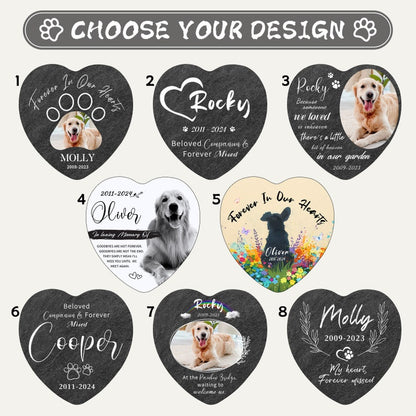 Pet Memorial Stone, Personalized Pet Memorial Gift, Garden Memorial Stone, Pet Grave Marker, Pet Loss Gift, Dog Memorial Stone, Garden Stone